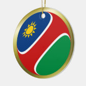 Ornement de drapeau de Namibie (Gauche)