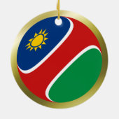 Ornement de drapeau de Namibie (Dos)