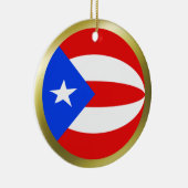 Ornement de drapeau de Porto Rico (Droite)