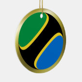 Ornement de drapeau de Tanzanie (Droite)