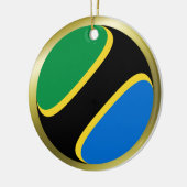 Ornement de drapeau de Tanzanie (Gauche)