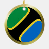Ornement de drapeau de Tanzanie (Dos)