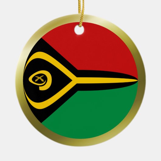 Ornement de drapeau de Vanuatu (Devant)