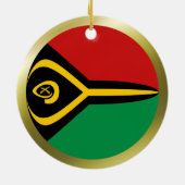 Ornement de drapeau de Vanuatu (Dos)