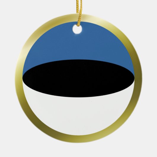 Ornement de drapeau d'Estonie (Devant)