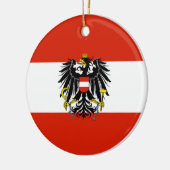 Ornement de drapeau d'état de l'Autriche (Gauche)