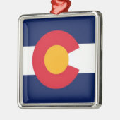 Ornement de drapeau d'état du Colorado (Gauche)