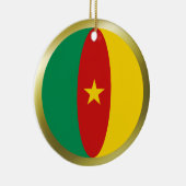 Ornement de drapeau du Cameroun (Droite)