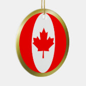 Ornement de drapeau du Canada (Droite)