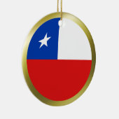 Ornement de drapeau du Chili (Droite)