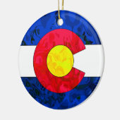 Ornement de DRAPEAU du COLORADO (Gauche)