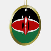 Ornement de drapeau du Kenya (Droite)