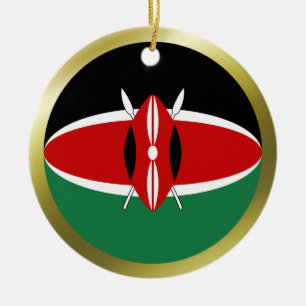 Ornement de drapeau du Kenya