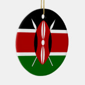 Ornement de drapeau du Kenya (Droite)