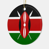 Ornement de drapeau du Kenya (Gauche)