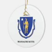 Ornement de drapeau du Massachusetts (mA) (Gauche)
