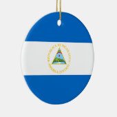 Ornement de drapeau du Nicaragua (Droite)
