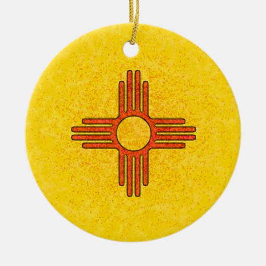 Ornement de DRAPEAU du NOUVEAU MEXIQUE (Devant)