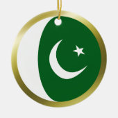 Ornement de drapeau du Pakistan (Devant)