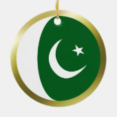 Ornement de drapeau du Pakistan (Dos)