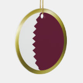 Ornement de drapeau du Qatar (Droite)