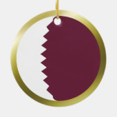 Ornement de drapeau du Qatar (Dos)