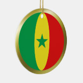 Ornement de drapeau du Sénégal (Droite)
