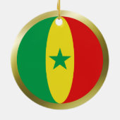 Ornement de drapeau du Sénégal (Dos)