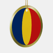 Ornement de drapeau du Tchad (Droite)