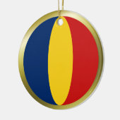 Ornement de drapeau du Tchad (Gauche)