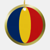 Ornement de drapeau du Tchad (Dos)