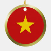 Ornement de drapeau du Vietnam (Dos)