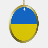 Ornement de drapeau d'Ukraine (Droite)