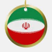 Ornement de drapeau iranien (Dos)