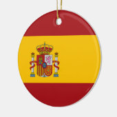 Ornement de drapeau national de l'Espagne (Gauche)