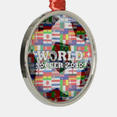 Ornement de drapeaux du football 2010 de coupe du (Droite)