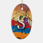 Ornement de "Dyun" d'initiales d'alphabet arménien (Droite)