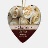 Ornement de faire-part d'adoption (Gauche)