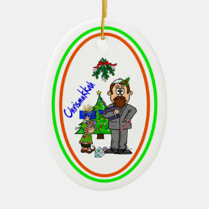 Ornement de famille Chrismukkah