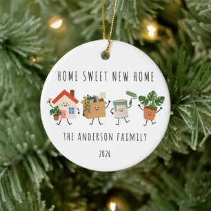 Ornement de famille pour une nouvelle maison douce