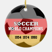 Ornement de fan de foot de l'Allemagne Cham de (Dos)