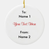 Ornement de faucon pérégrin (Dos)