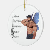 Ornement de fées masculines - FAIRY Acrostique (Gauche)