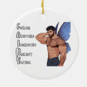 Ornement de fées masculines - FAIRY Acrostique (Dos)