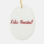 Ornement de Feliz Navidad (Dos)