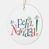 Ornement de Feliz Navidad (Gauche)