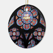 Ornement de fenêtre en verre teinté (Gauche)