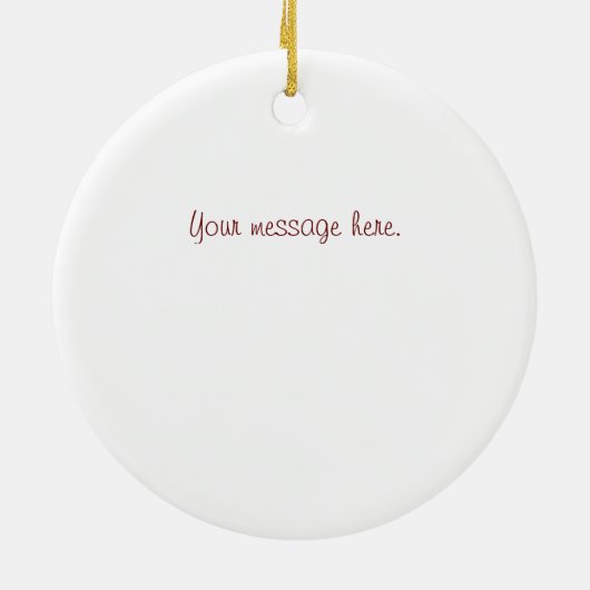 Ornement de feuille d'érable du Canada (Dos)