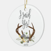 Ornement de fiançailles (Gauche)