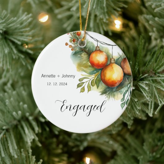 Ornement de fiançailles, Ornement de fiancés, Orne (Arbre)